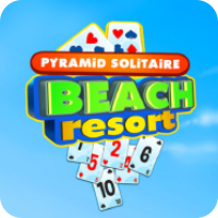 pyramid-solitaire-beach-resort-game-logo