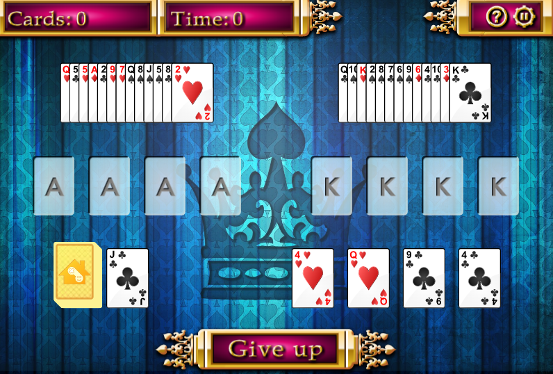 Aces and Kings Solitaire Spiel Schirmabbildung
